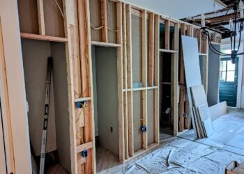 Home renovation project showing a beautifully remodeled home interior